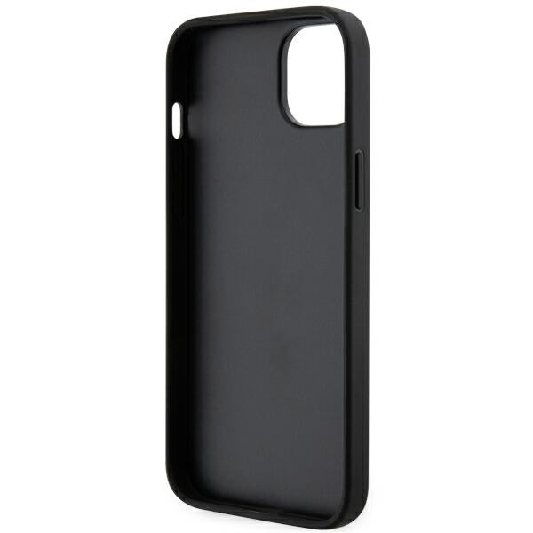 Husa pentru Apple iPhone 14 Plus, Karl Lagerfeld, Saffiano Monogram Ikonik Karl, Neagra