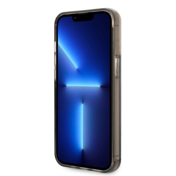 Husa pentru Apple iPhone 14 Pro Max, Karl Lagerfeld, Liquid Glitter RSG, Neagra