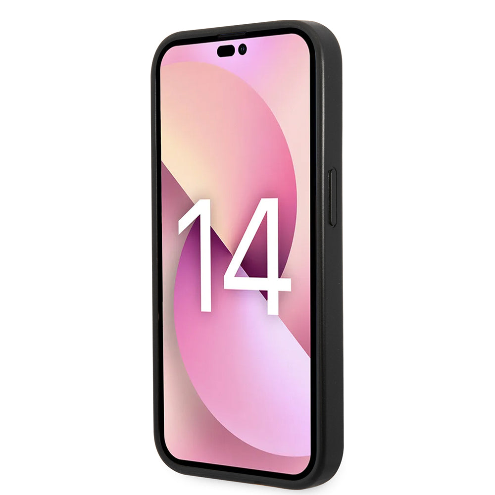 Husa pentru Apple iPhone 14 Pro Max, Karl Lagerfeld, Saffiano Choupette's Head, Argintie