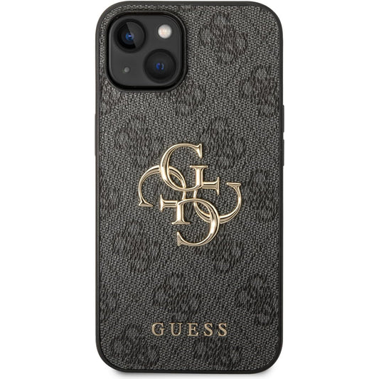 Husa pentru Apple iPhone 15 Plus, Guess, 4G Big Logo, Gri