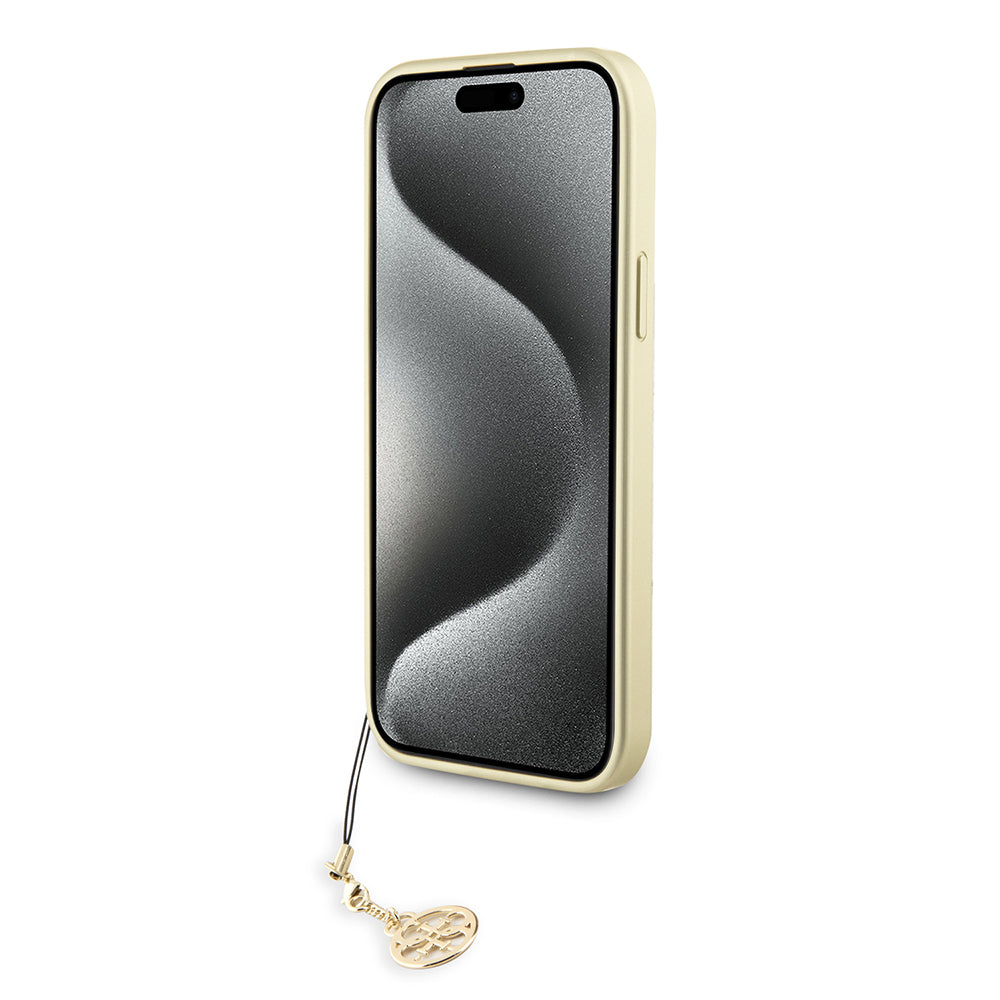 Husa pentru Apple iPhone 15 Plus, Guess, 4G Charm, Gri
