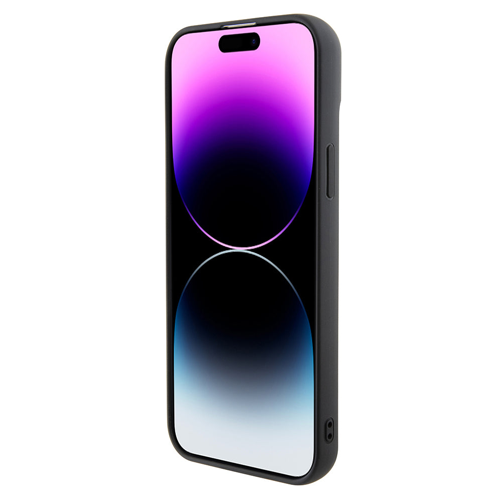 Husa pentru Apple iPhone 15 Plus, Karl Lagerfeld, 3D Rubber Multi Logo, Neagra