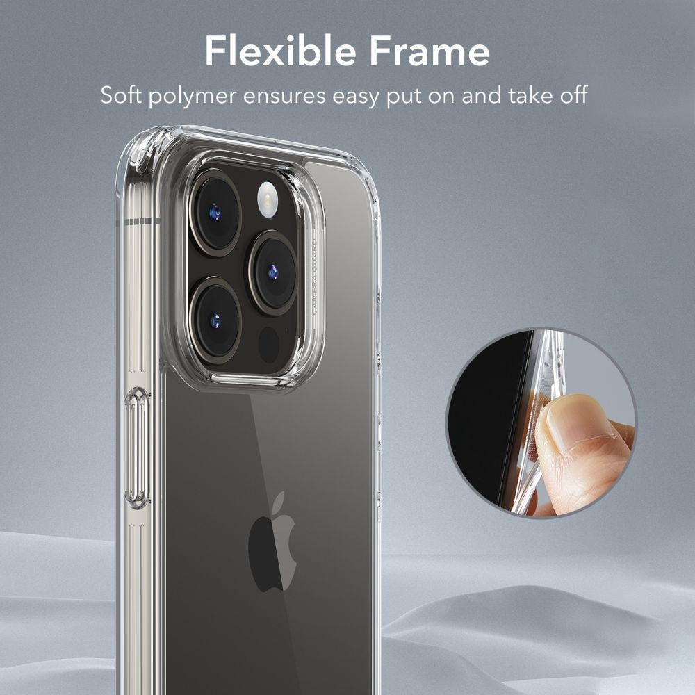 Husa pentru Apple iPhone 15 Pro, ESR, Ice Shield, Transparenta