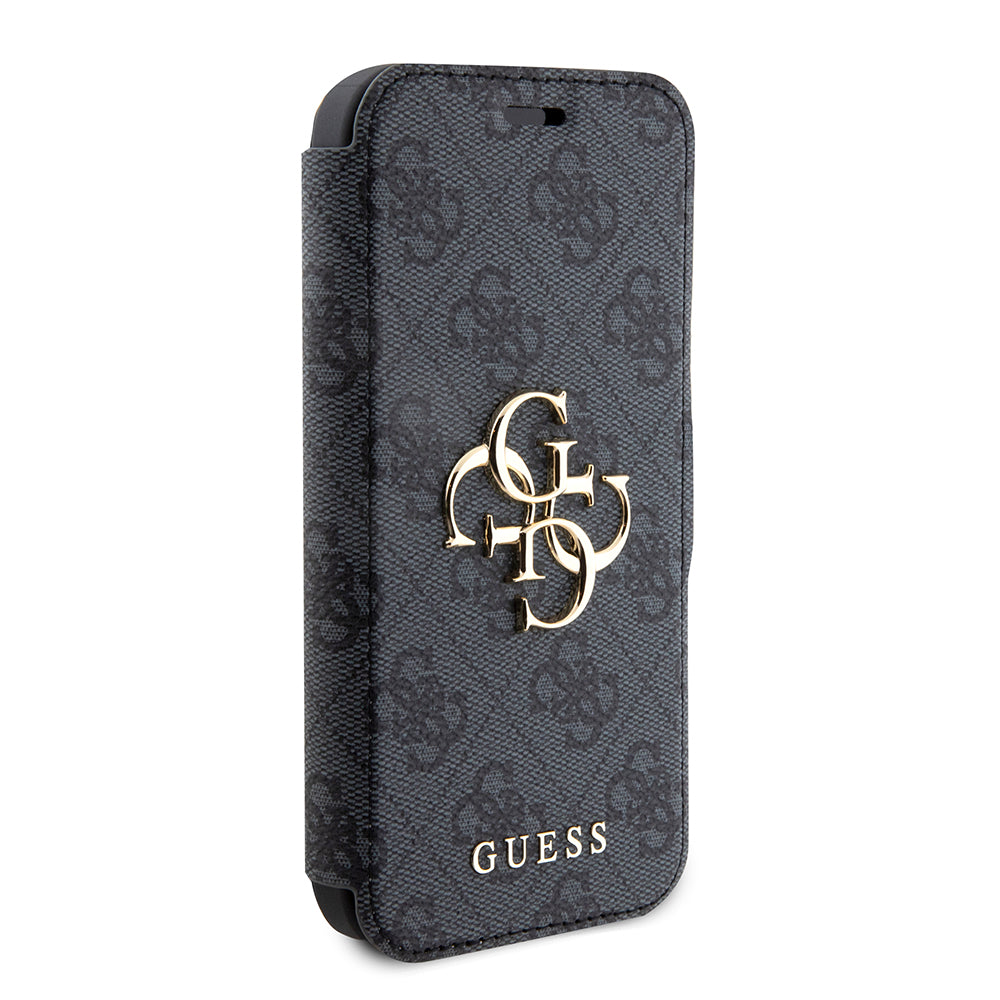 Husa pentru Apple iPhone 15 Pro, Guess, 4G Book, Gri