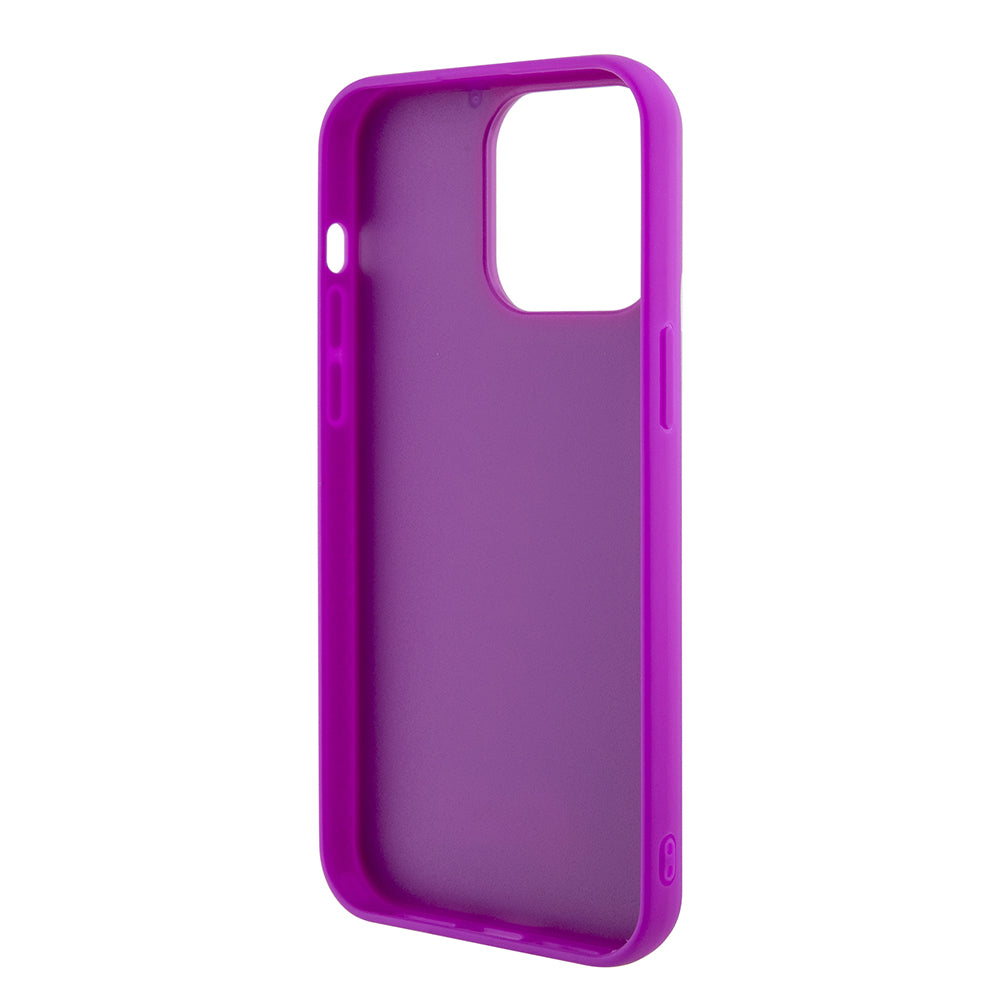 Husa pentru Apple iPhone 15 Pro Max, Guess, Disco Metal Script, Fucsia