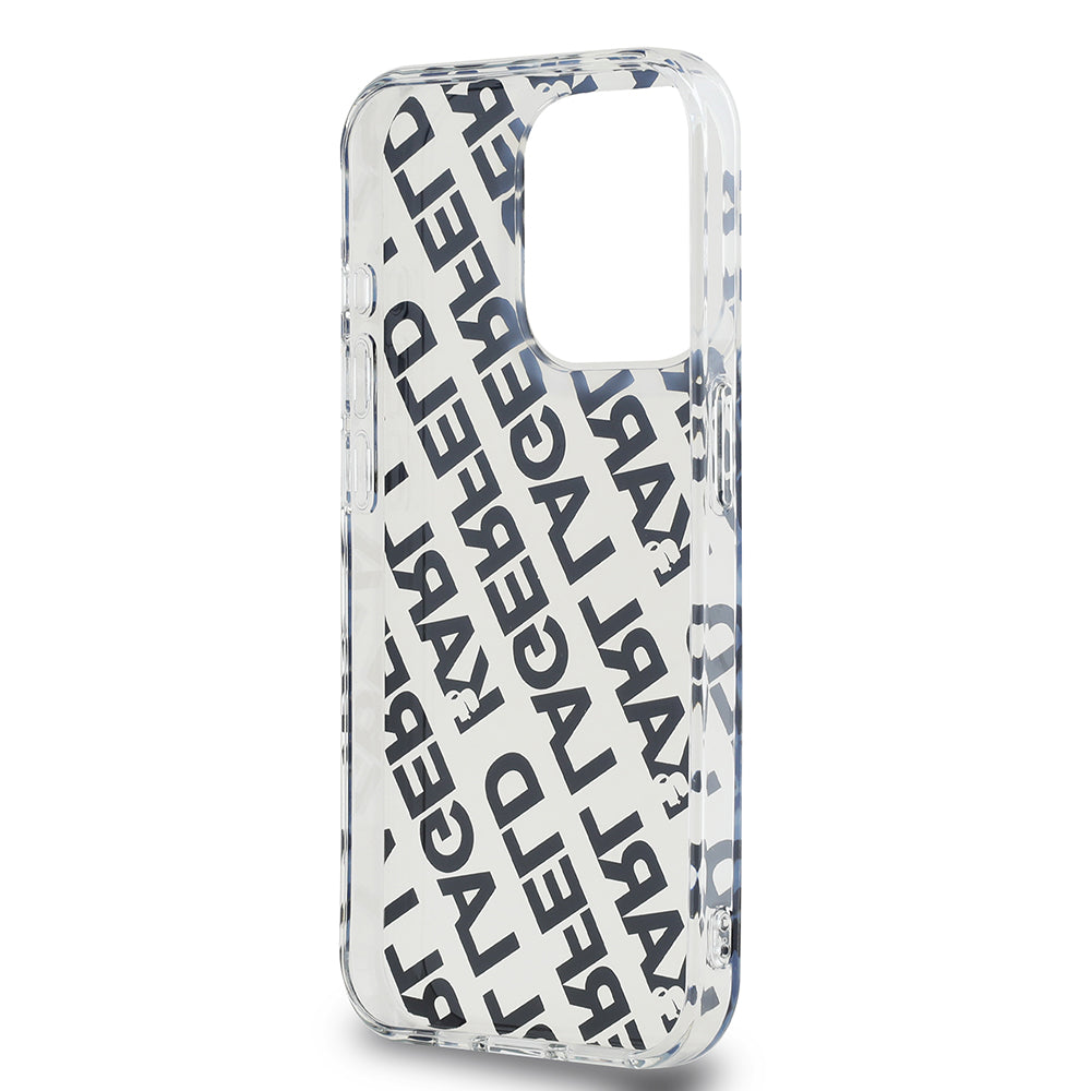 Husa pentru Apple iPhone 15 Pro Max, Karl Lagerfeld, IML Luxury Gold Fullover Logo, Aurie