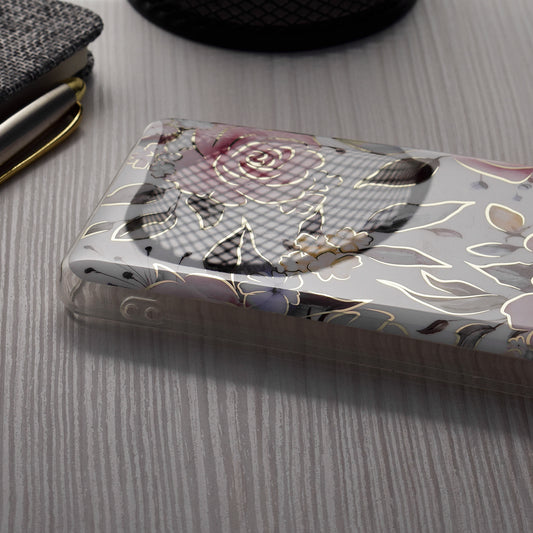 Husa pentru Apple iPhone 15 Pro, Techsuit, Marble, Alba