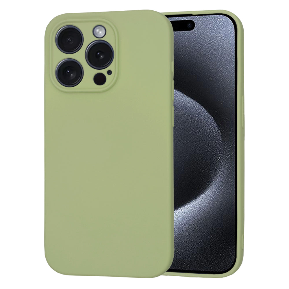 Husa pentru Apple iPhone 15 Pro, Techsuit, SoftFlex, Matcha