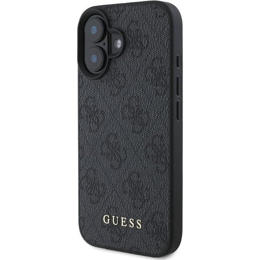 Husa pentru Apple iPhone 16, Guess, 4G Classic, Neagra
