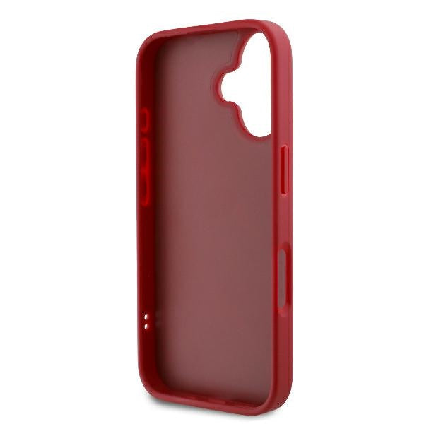 Husa pentru Apple iPhone 16, Karl Lagerfeld, Diagonal Quilted Script, Rosie