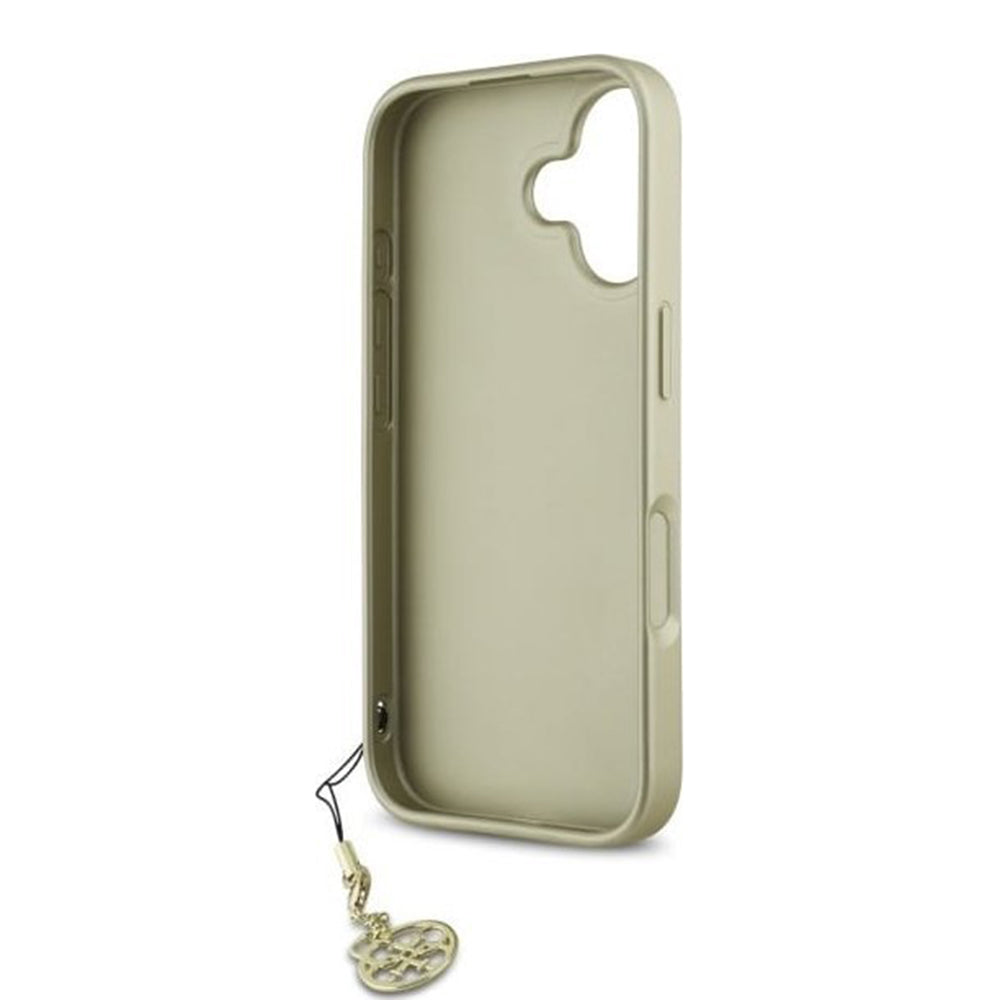 Husa pentru Apple iPhone 16 Plus, Guess, 4G Charm, Neagra