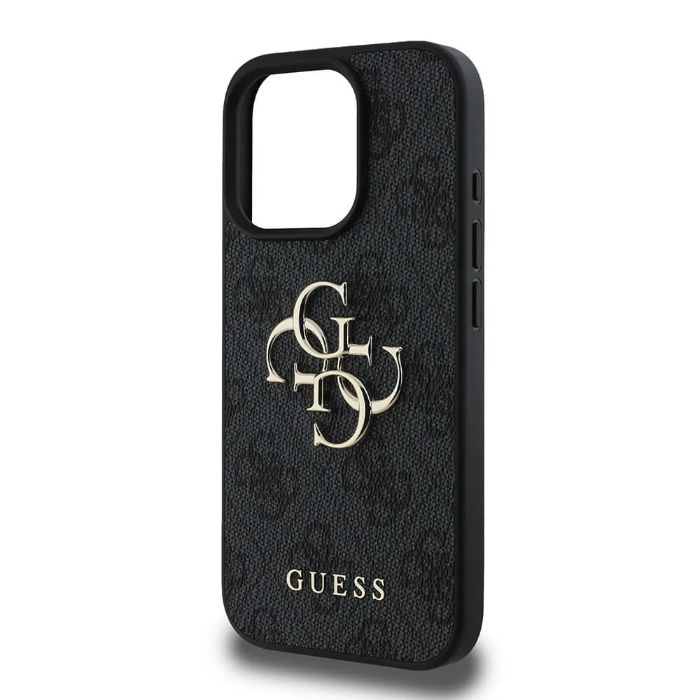Husa pentru Apple iPhone 16 Pro, Guess, 4G Big Logo, Neagra