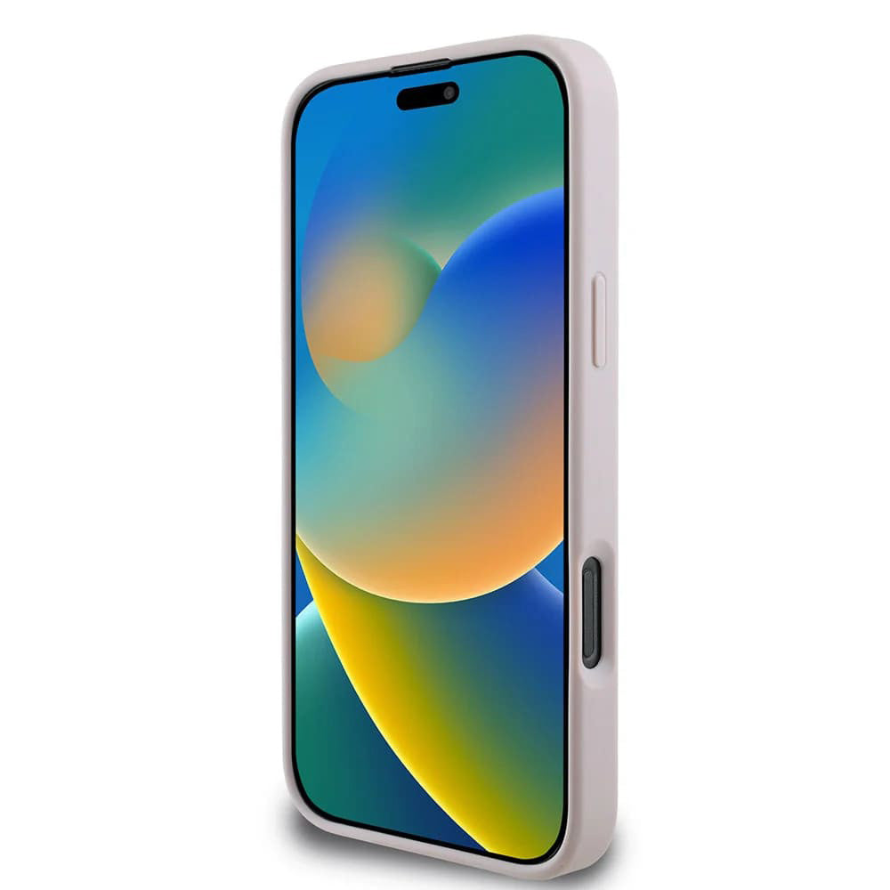 Husa pentru Apple iPhone 16 Pro, Guess, 4G Big Logo, Roz