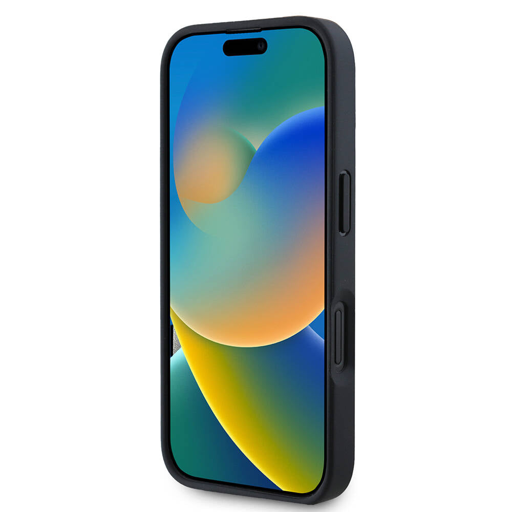 Husa pentru Apple iPhone 16 Pro, Guess, 4G Triangle Logo, Alba
