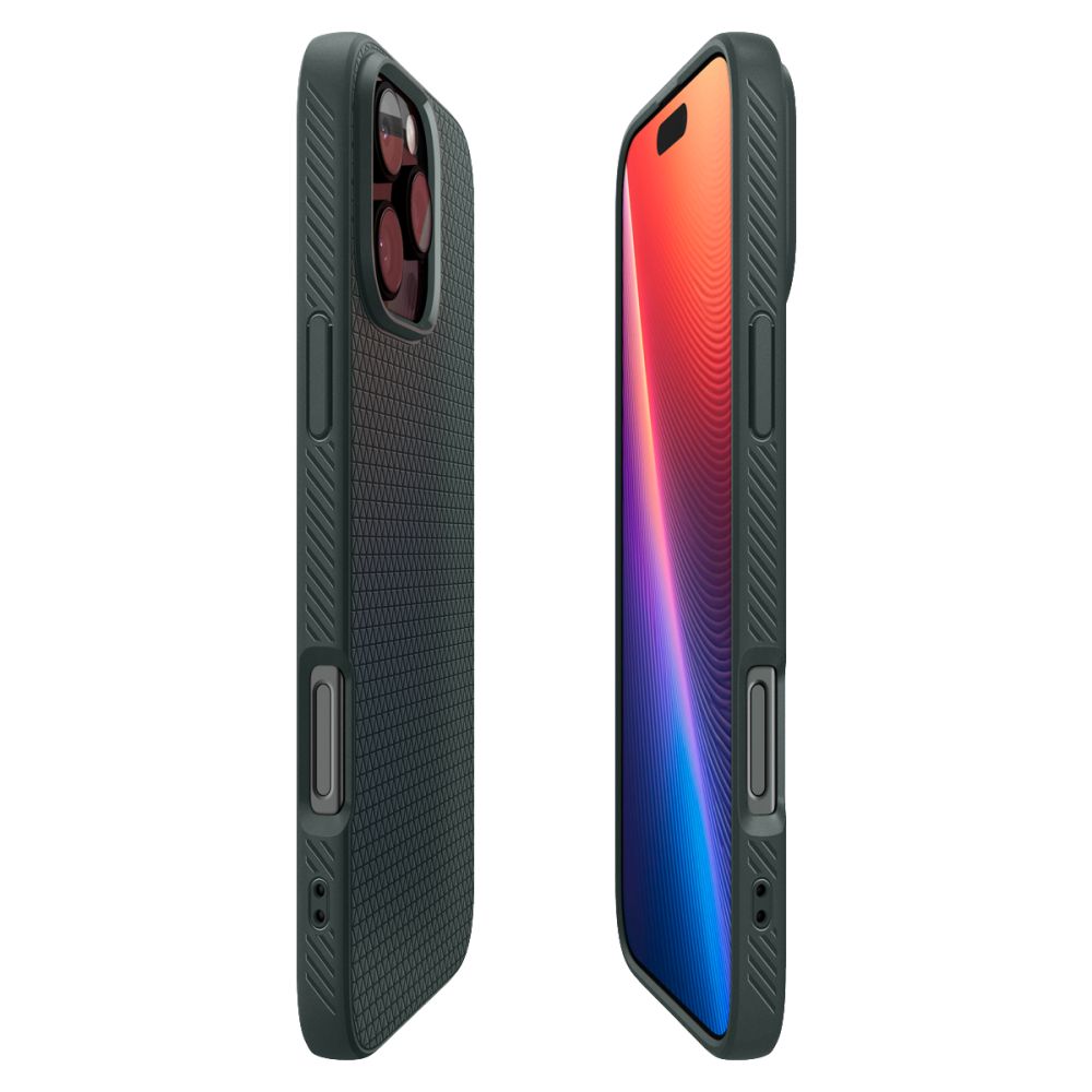 Husa pentru Apple iPhone 16 Pro Max, Spigen, Liquid Air, Verde