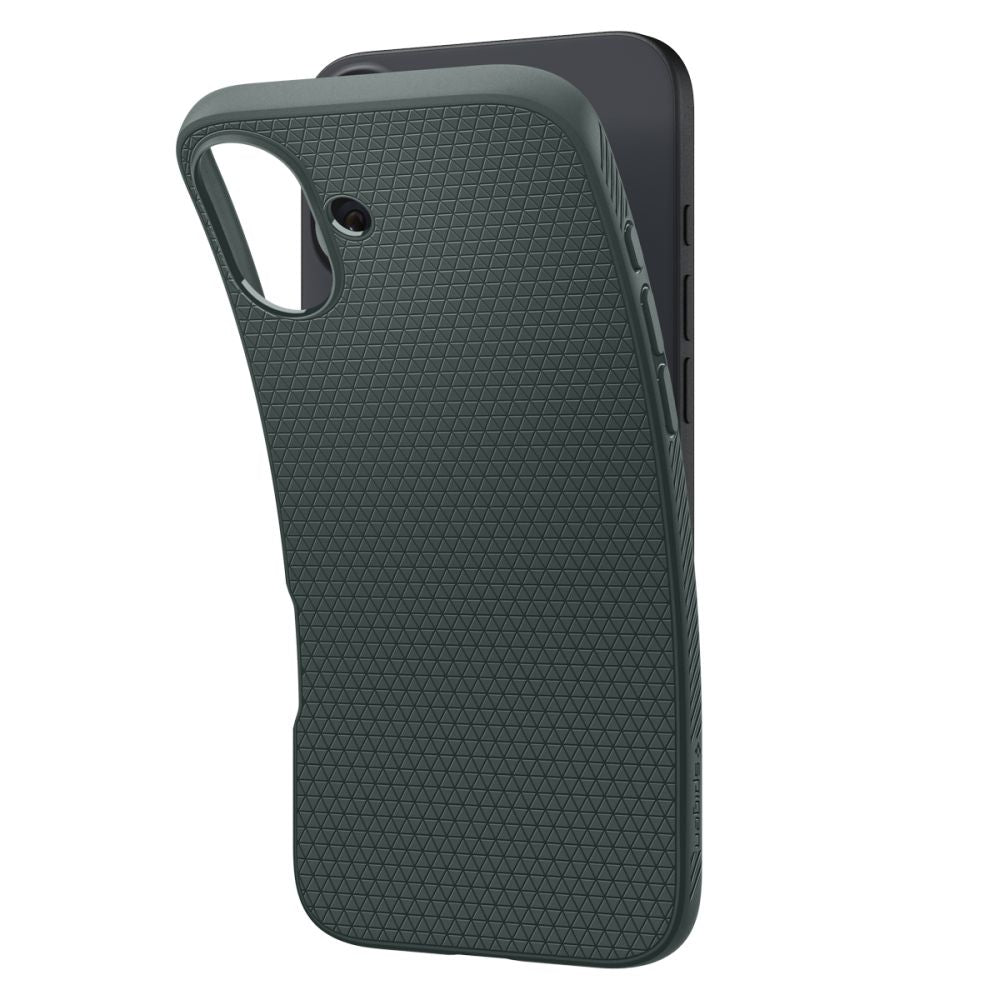 Husa pentru Apple iPhone 16, Spigen, Liquid Air, Verde