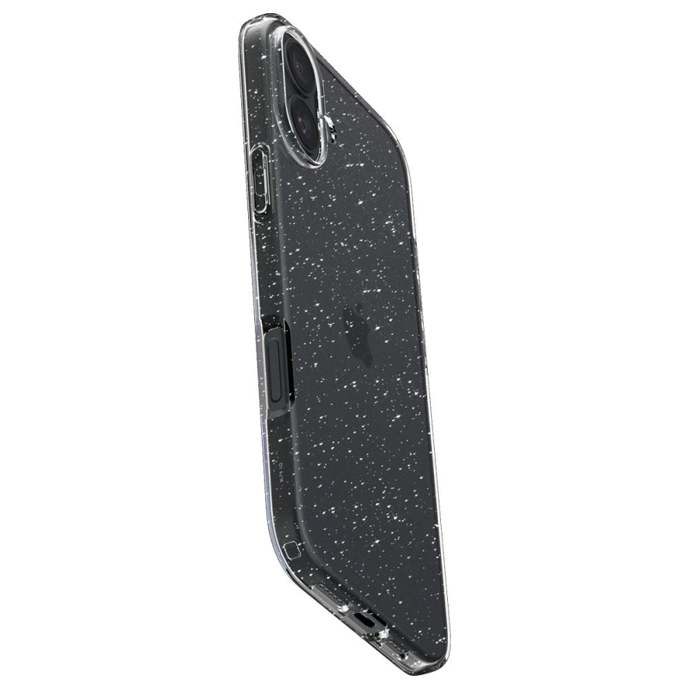Husa pentru Apple iPhone 16, Spigen, Liquid Crystal Glitter, Transparenta ACS08192
