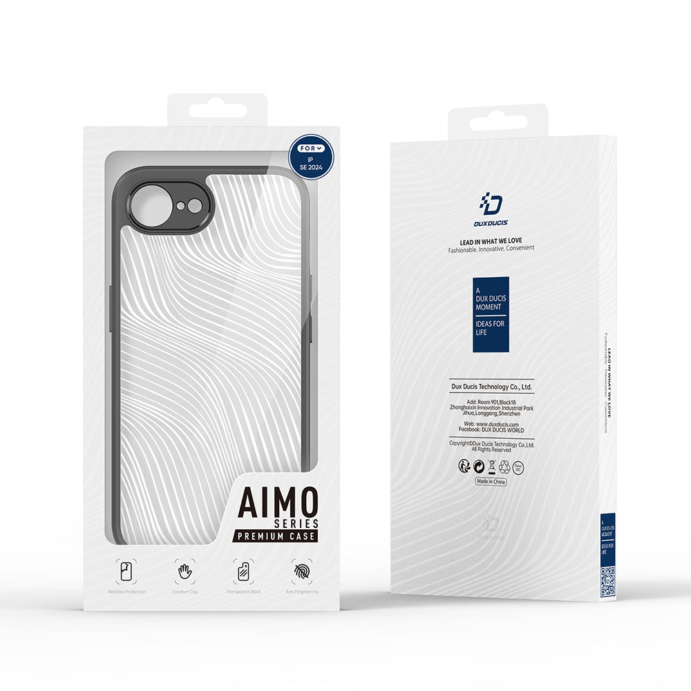 Husa pentru Apple iPhone 17e / 16e, DUX DUCIS, Aimo, Neagra