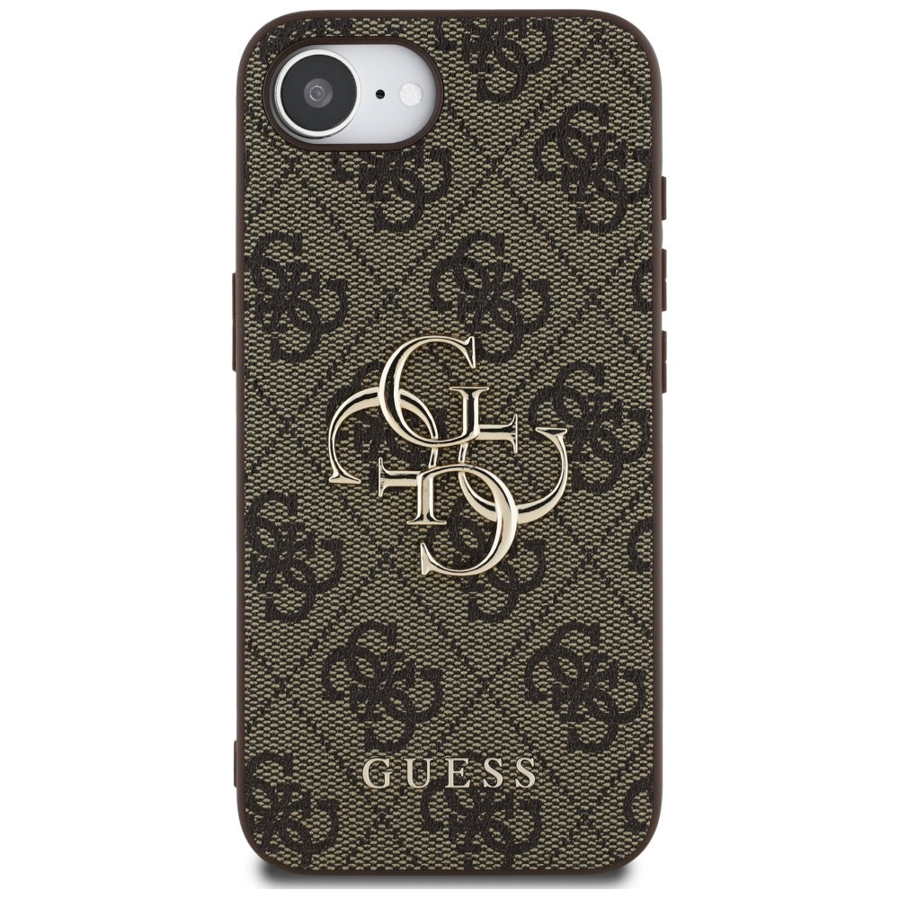 Husa pentru Apple iPhone 17e / 16e, Guess, 4G Big Logo, Maro
