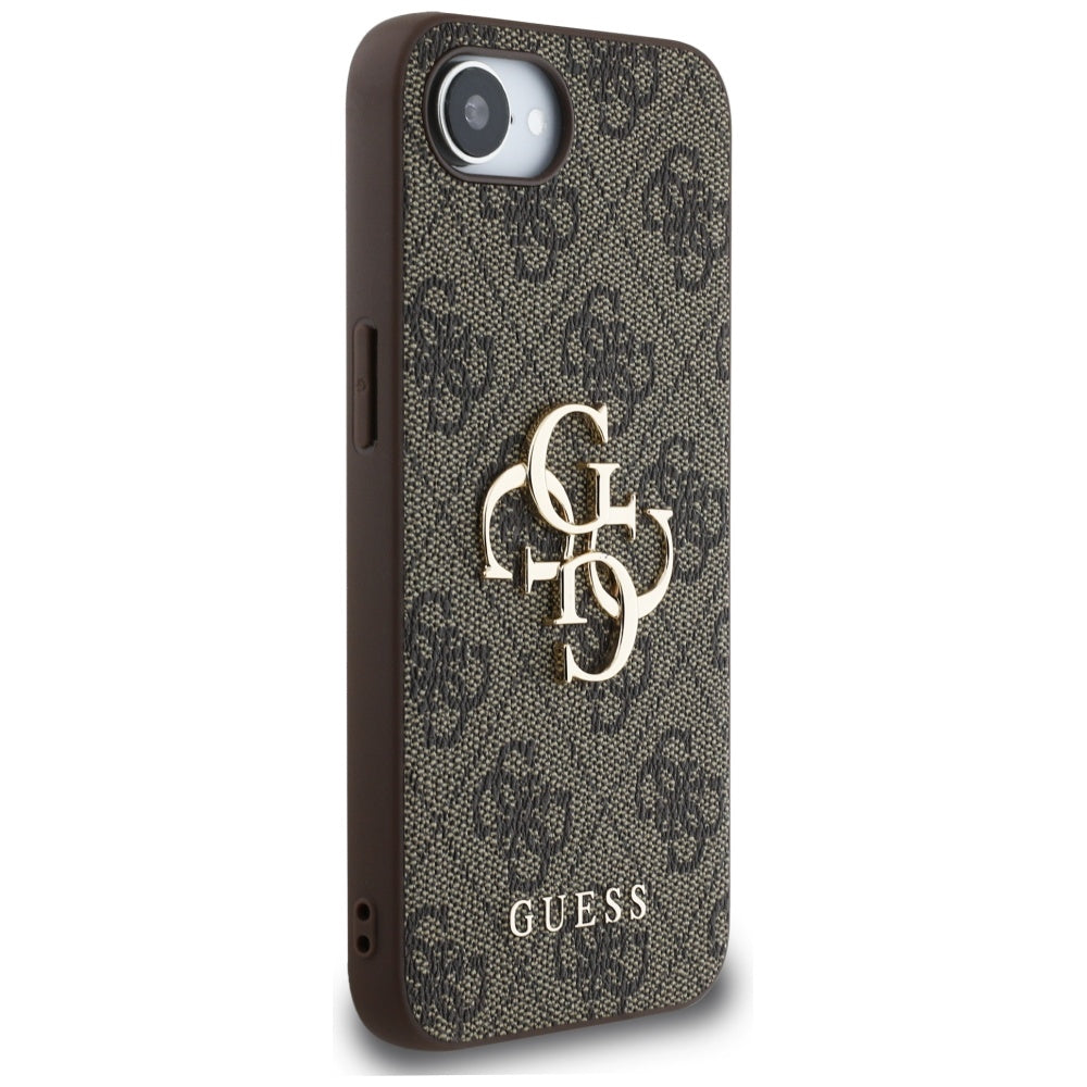 Husa pentru Apple iPhone 17e / 16e, Guess, 4G Big Logo, Maro