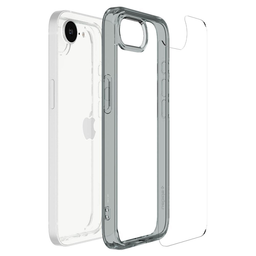 Husa pentru Apple iPhone 17e / 16e, Spigen, Ultra Hybrid, Fumurie ACS09531