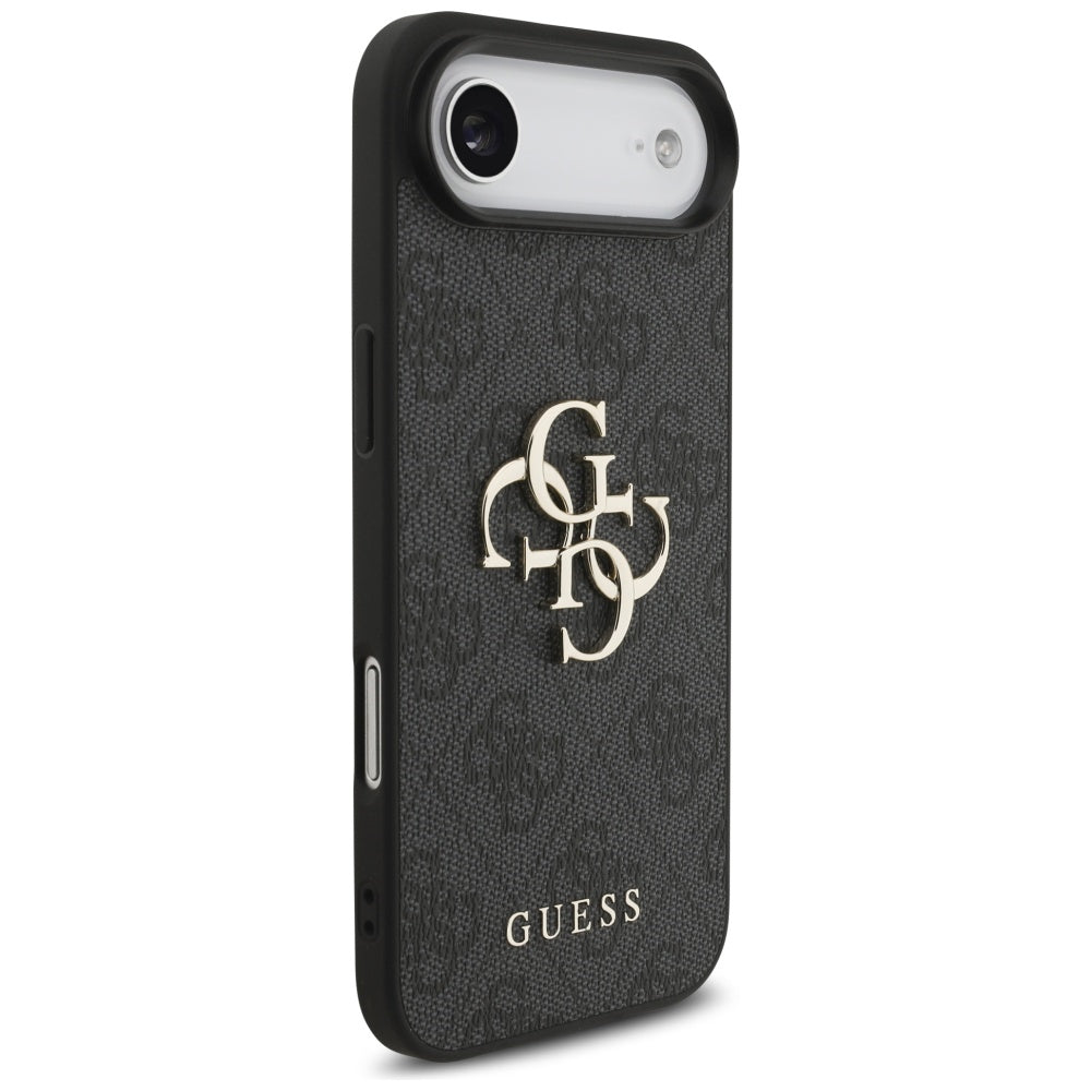 Husa pentru Apple iPhone 17 Air, Guess, 4G Classic Logo with Strap, Neagra