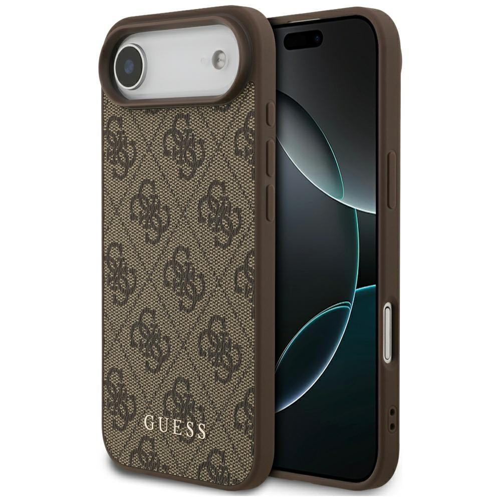 Husa pentru Apple iPhone 17 Air, Guess, 4G Classic, Maro