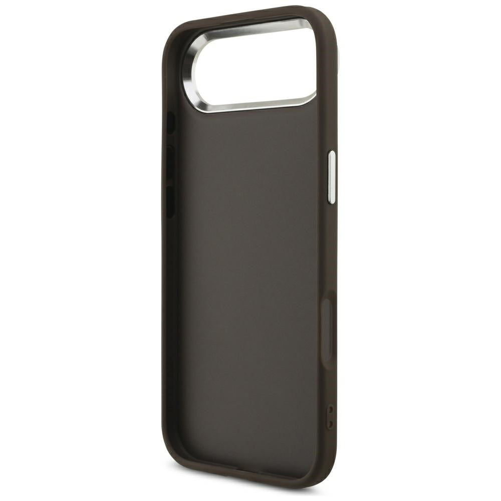 Husa pentru Apple iPhone 17 Air, Guess, Big 4G Logo Classic, Maro Argintie