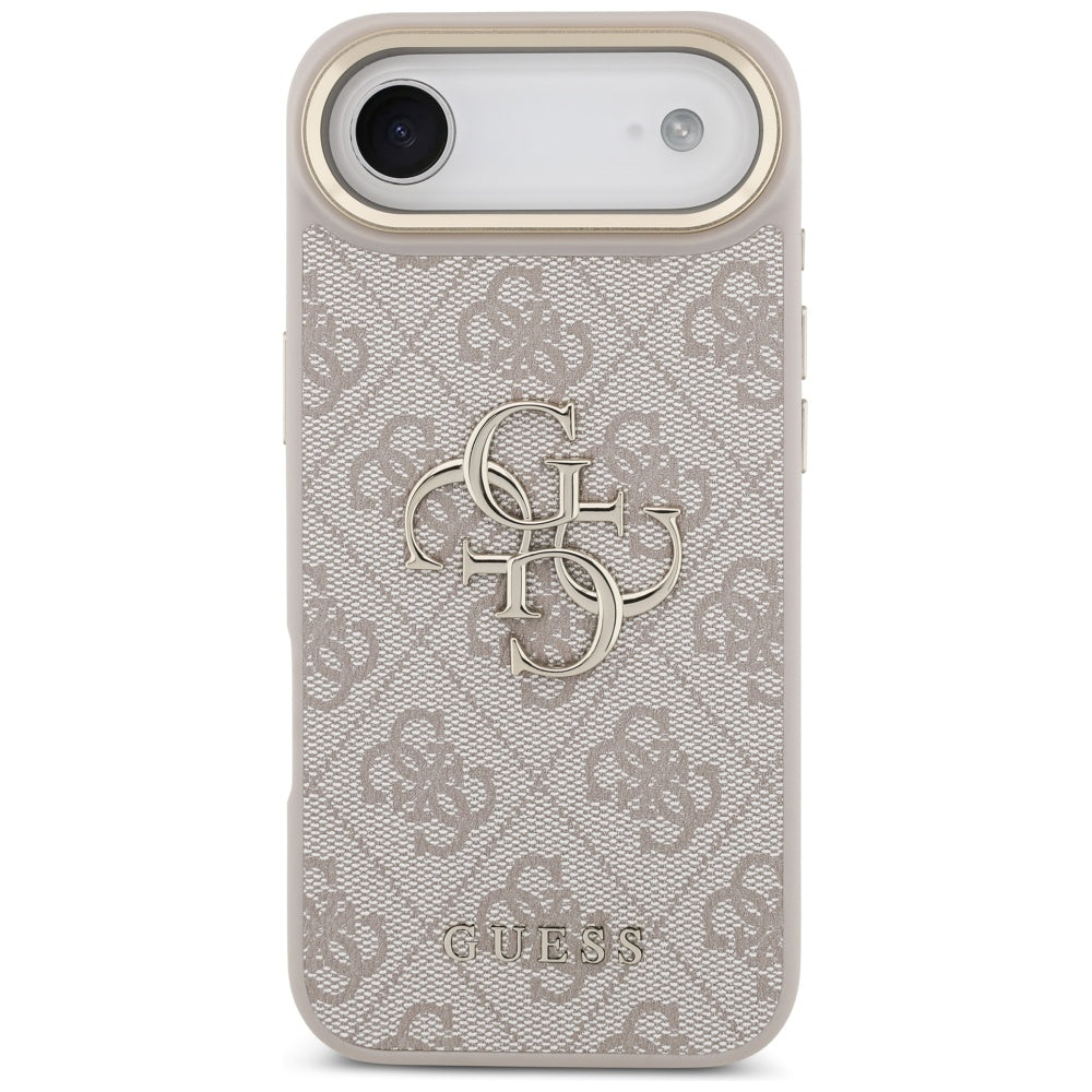 Husa pentru Apple iPhone 17 Air, Guess, Big 4G Logo Classic, Roz Aurie
