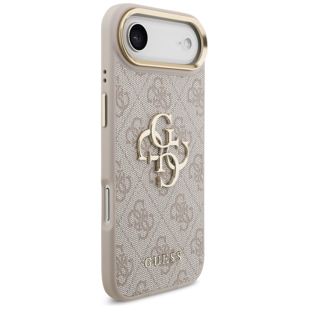 Husa pentru Apple iPhone 17 Air, Guess, Big 4G Logo Classic, Roz Aurie