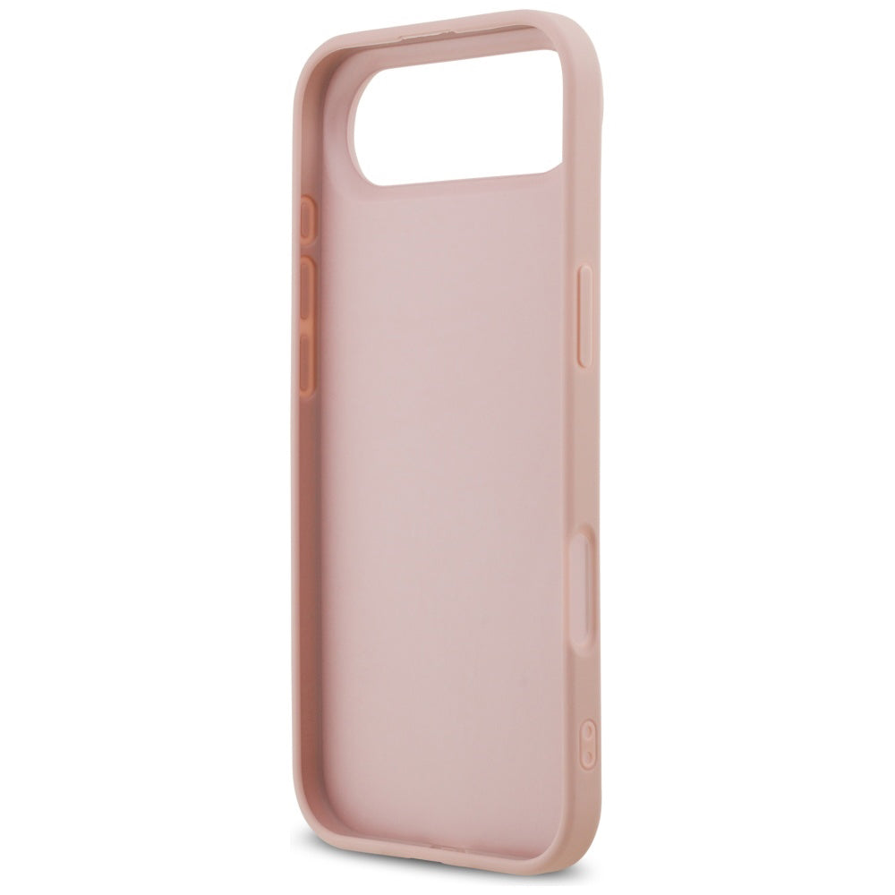 Husa pentru Apple iPhone 17 Air, Guess, Fixed Glitter Big 4G, Roz