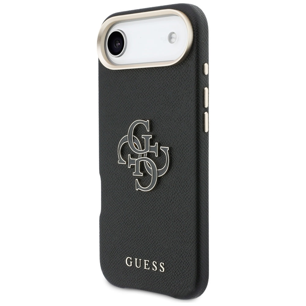 Husa pentru Apple iPhone 17 Air, Guess, Resin Logo, Neagra