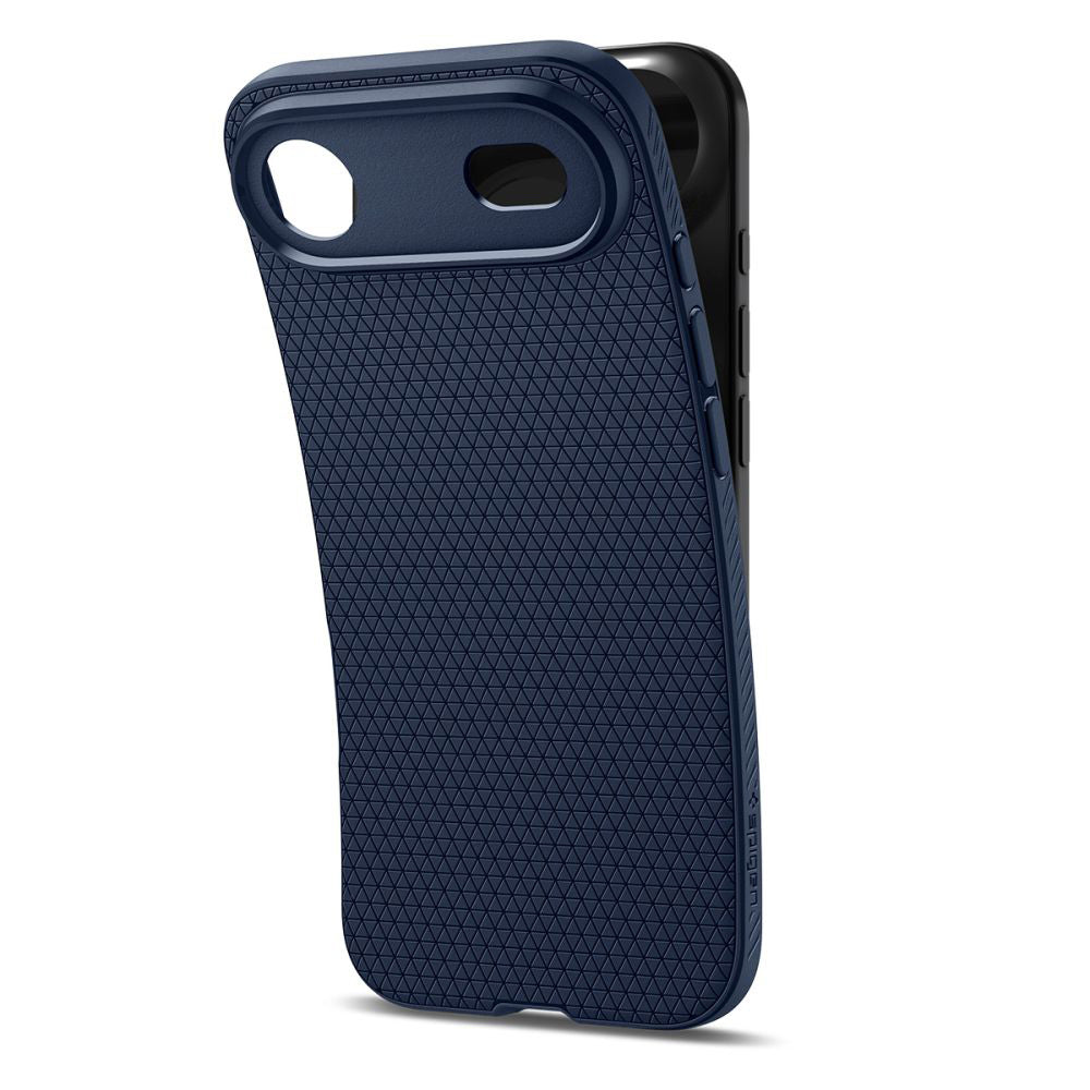 Husa pentru Apple iPhone 17 Air, Spigen, Liquid Air, Bleumarin ACS10303