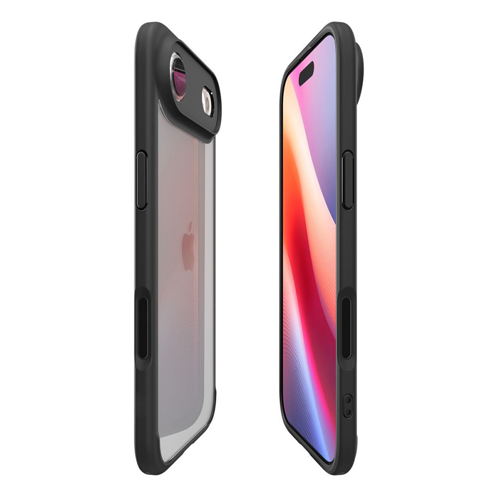 Husa pentru Apple iPhone 17 Air, Spigen, Ultra Hybrid, Neagra Mata ACS10310