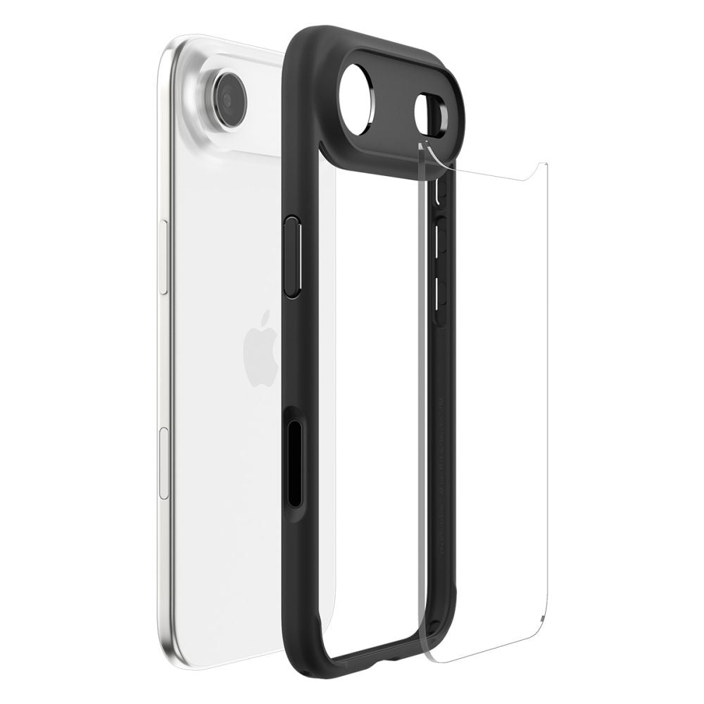 Husa pentru Apple iPhone 17 Air, Spigen, Ultra Hybrid, Neagra Mata ACS10310