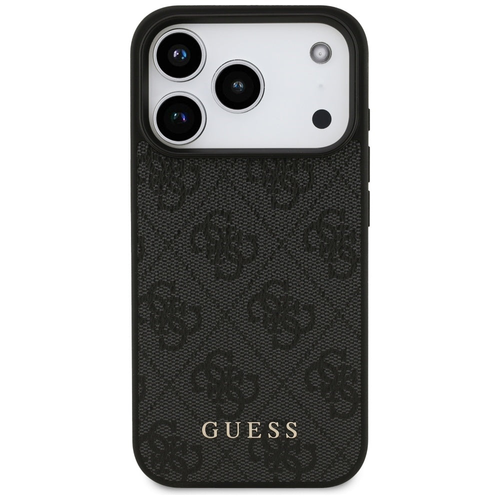 Husa pentru Apple iPhone 17 Pro, Guess, 4G Classic, Neagra