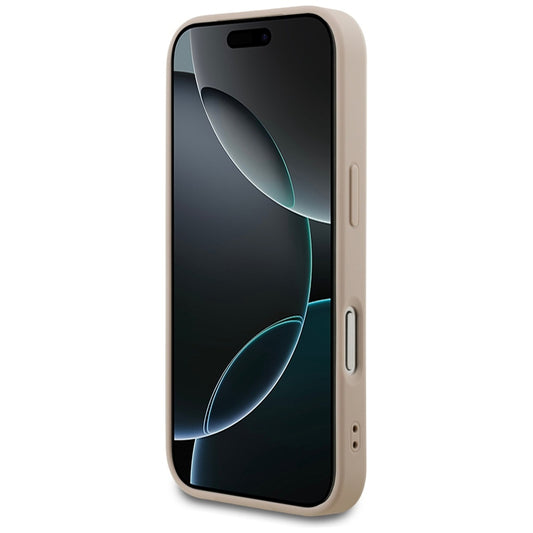 Husa pentru Apple iPhone 17 Pro, Guess, 4G Classic, Roz