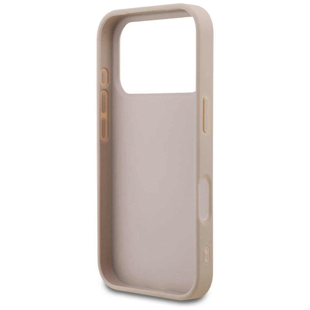 Husa pentru Apple iPhone 17 Pro, Guess, 4G Classic, Roz