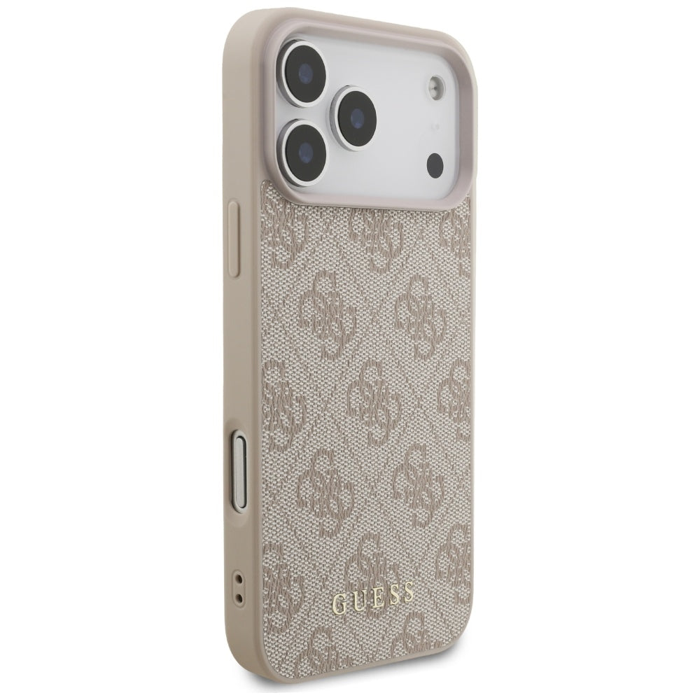 Husa pentru Apple iPhone 17 Pro Max, Guess, 4G Classic, Roz