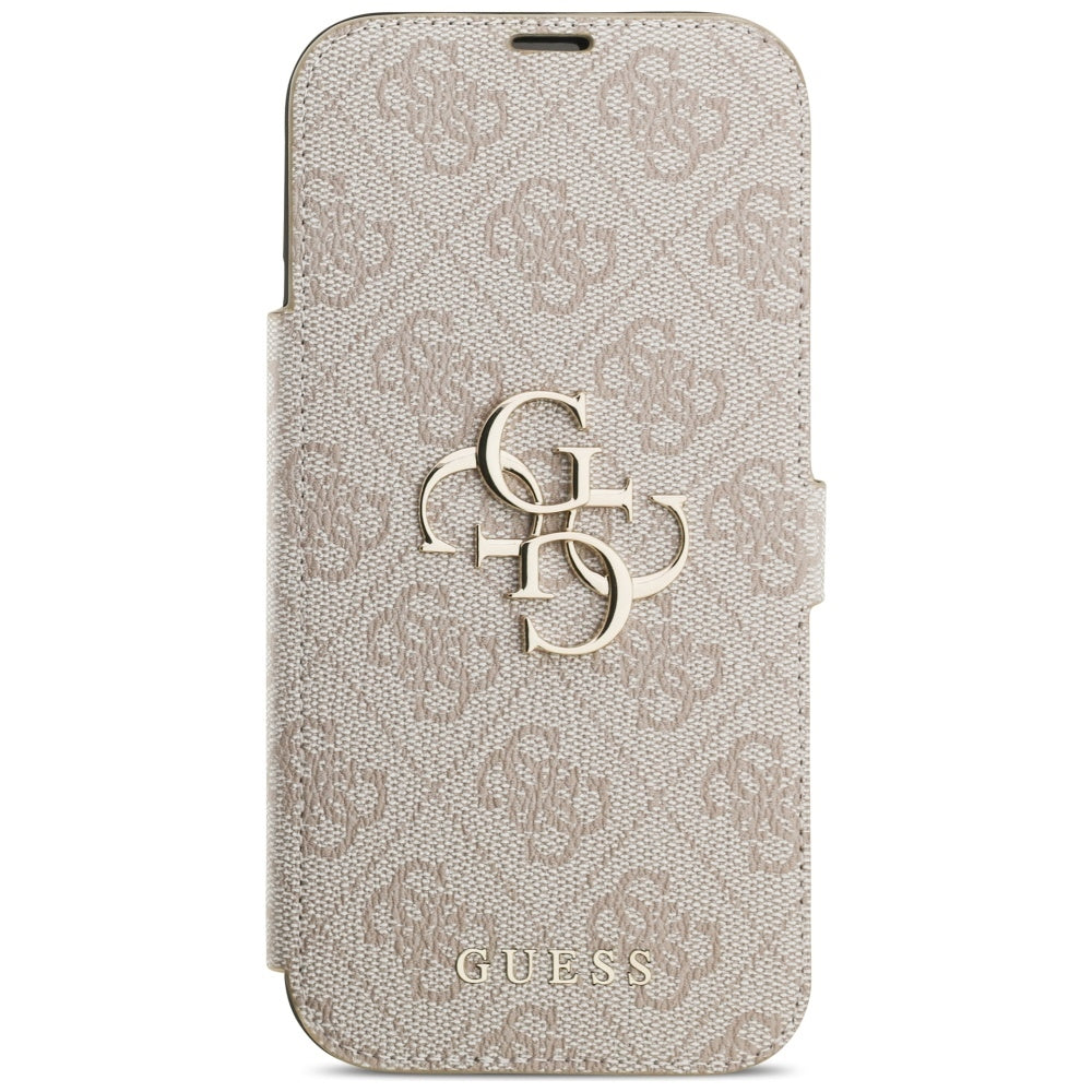 Husa pentru Apple iPhone 17 Pro Max, Guess, 4G Metal Logo, Roz