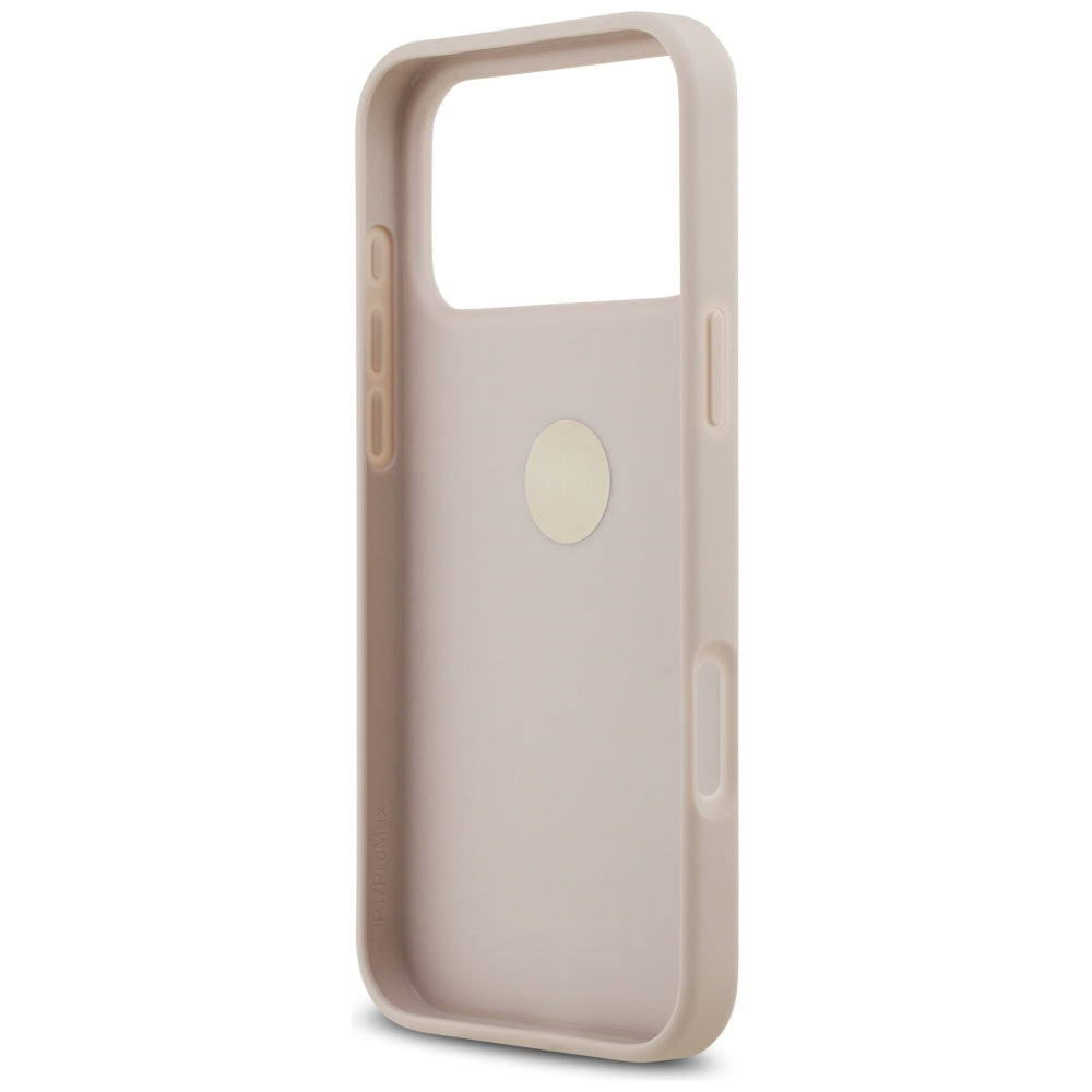 Husa pentru Apple iPhone 17 Pro Max, Guess, 4G Ring Stand, Maro