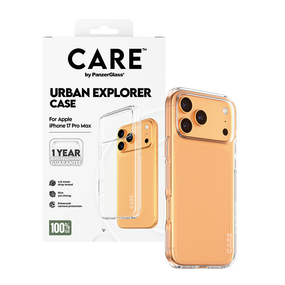 Husa pentru Apple iPhone 17 Pro Max, PanzerGlass, Care Urban Explorer, Transparenta