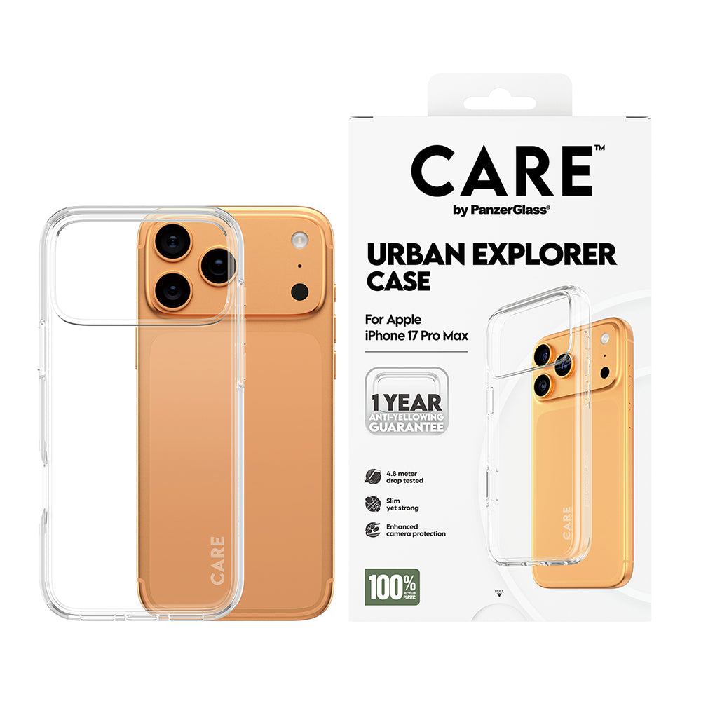Husa pentru Apple iPhone 17 Pro Max, PanzerGlass, Care Urban Explorer, Transparenta