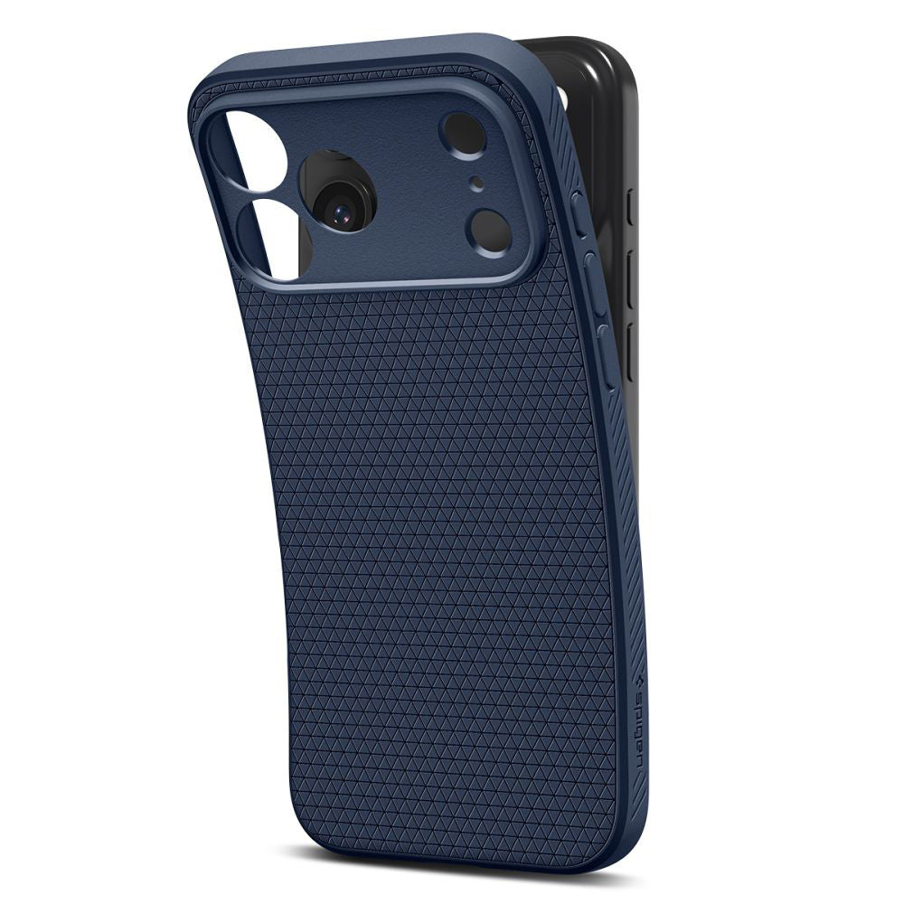 Husa pentru Apple iPhone 17 Pro Max, Spigen, Liquid Air, Bleumarin ACS10266