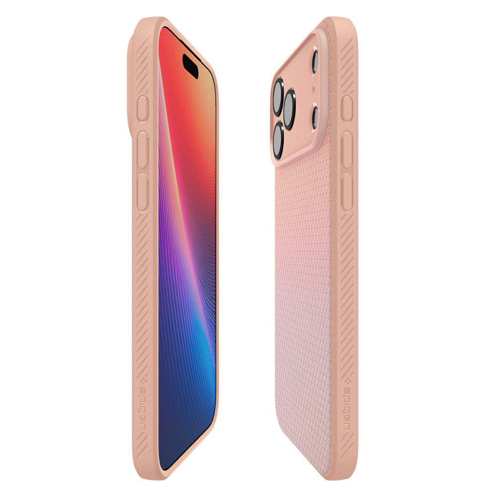 Husa pentru Apple iPhone 17 Pro Max, Spigen, Liquid Air, Roz ACS10269