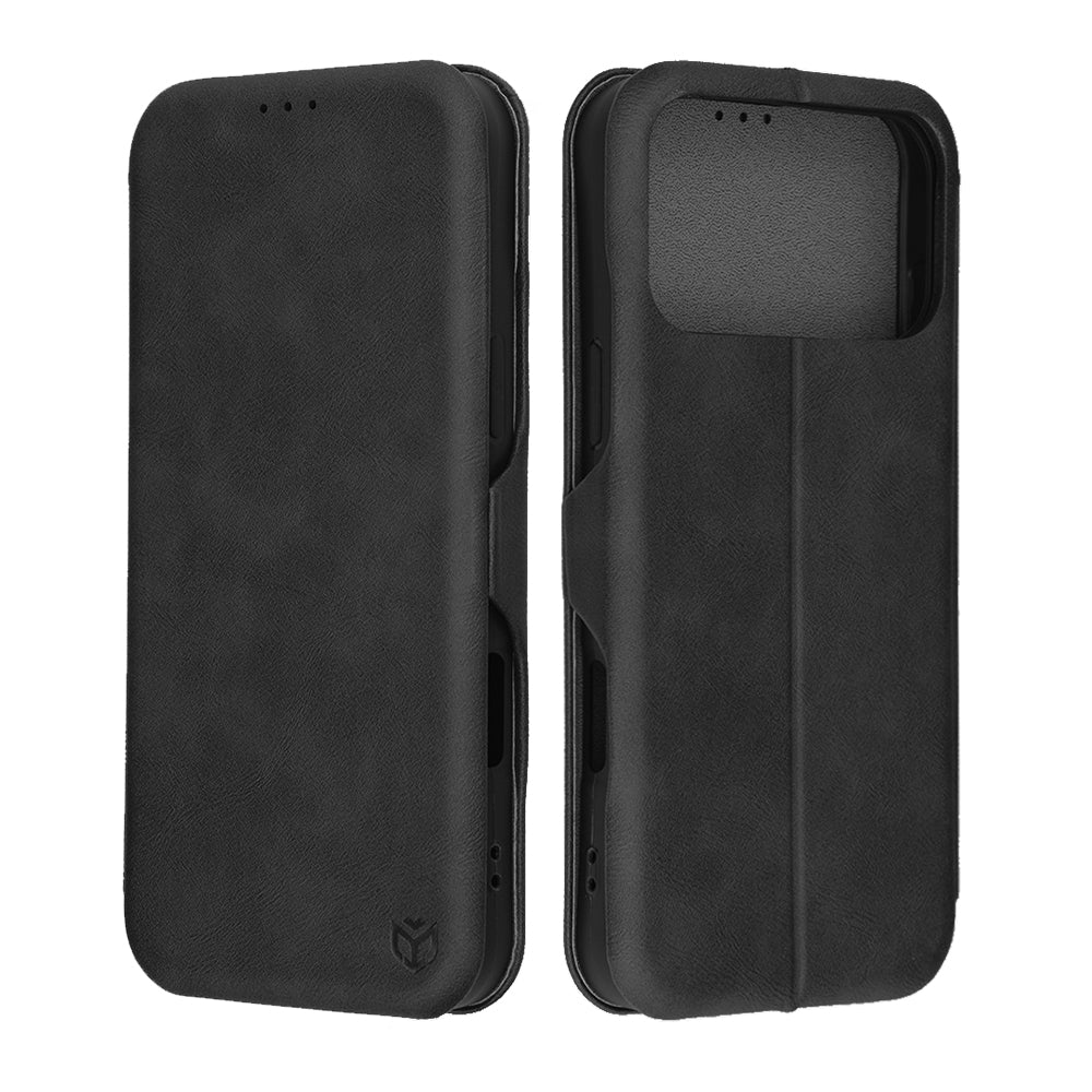 Husa pentru Apple iPhone 17 Pro Max, Techsuit, Safe Wallet Plus, Neagra