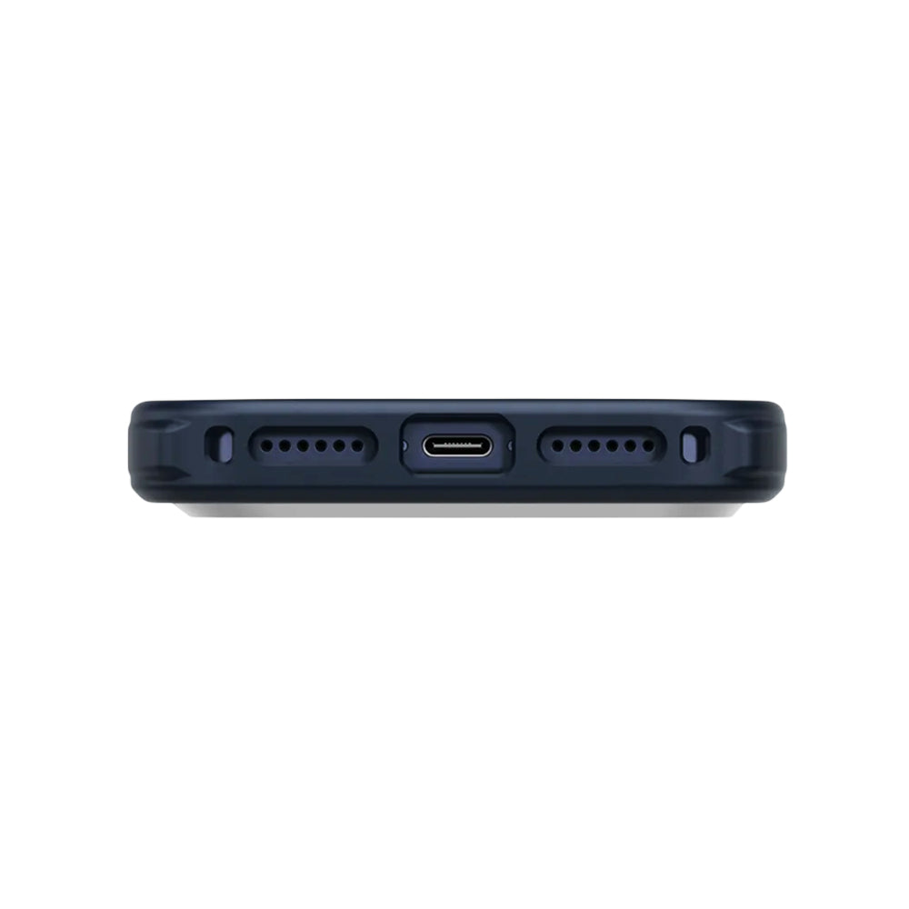 Husa MagSafe pentru Apple iPhone 17 Pro Max, UNIQ, Keva MagClick, Bleumarin