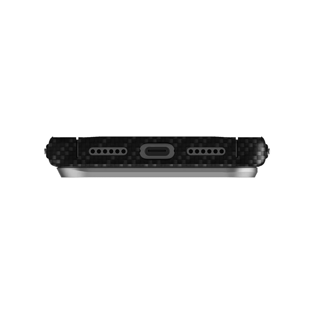Husa MagSafe pentru Apple iPhone 17 Pro Max, UNIQ, Keva MagClick, Gri Inchis