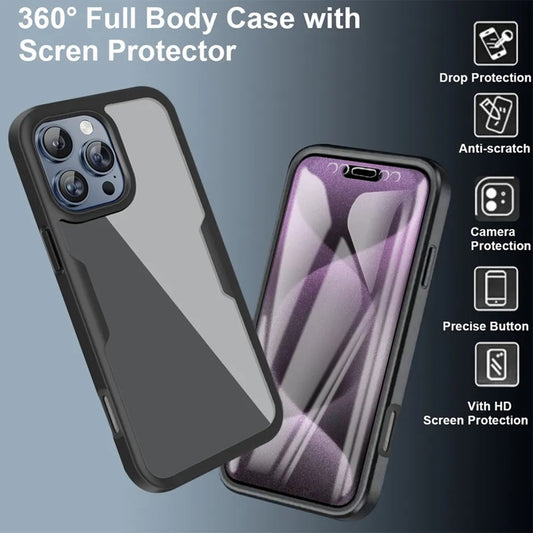 Husa pentru Apple iPhone 17 Pro, Techsuit, ColorVerse 360, Mov