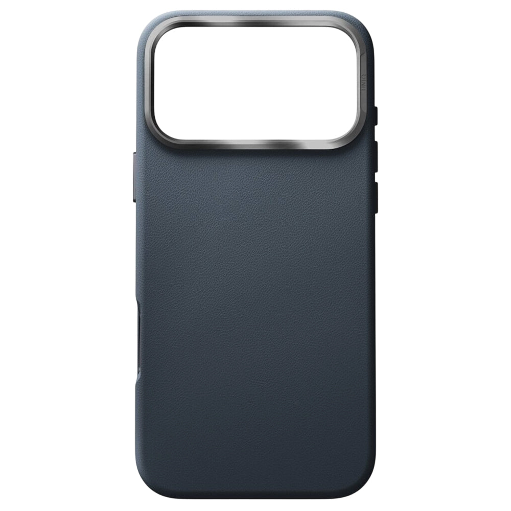 Husa pentru Apple iPhone 17 Pro, UNIQ, Lyden Leatherette, Albastra